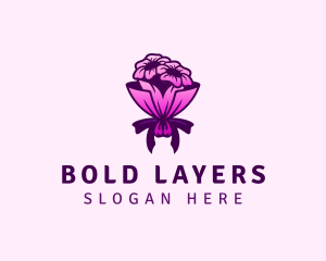 Flower Bouquet Florist logo design