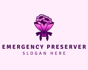 Flower Bouquet Florist logo design