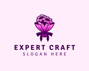 Flower Bouquet Florist logo design