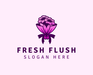 Flower Bouquet Florist logo design