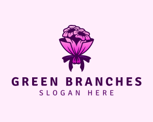 Flower Bouquet Florist logo design