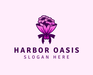 Flower Bouquet Florist logo design