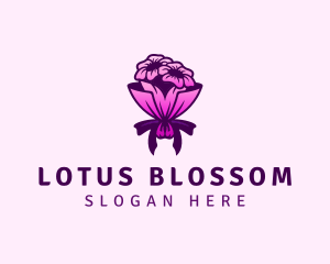 Flower Bouquet Florist logo design