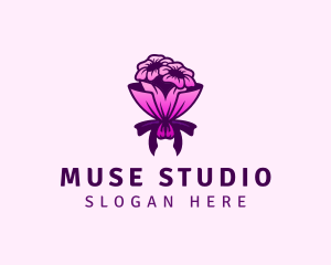 Flower Bouquet Florist logo design