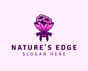 Natural Flower Bouquet logo design