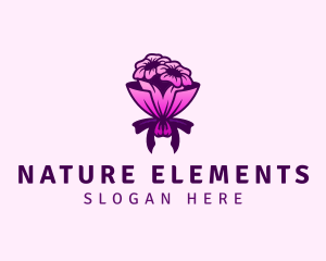 Flower Bouquet Florist logo design