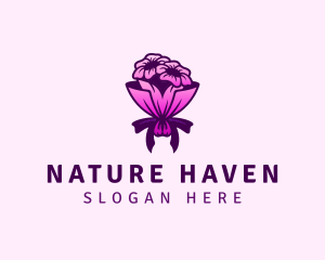 Flower Bouquet Florist logo design