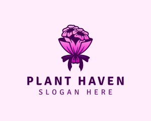 Flower Bouquet Florist logo design