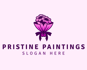 Flower Bouquet Florist logo design