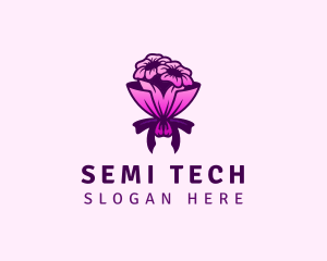 Flower Bouquet Florist logo design