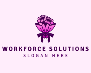 Flower Bouquet Florist logo design