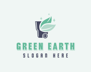 Eco Garbage Dumpster logo design