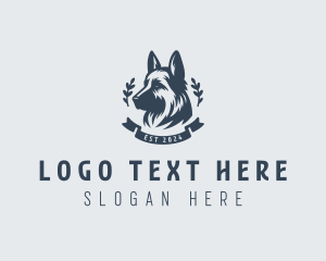 Canine Dog Breeder logo