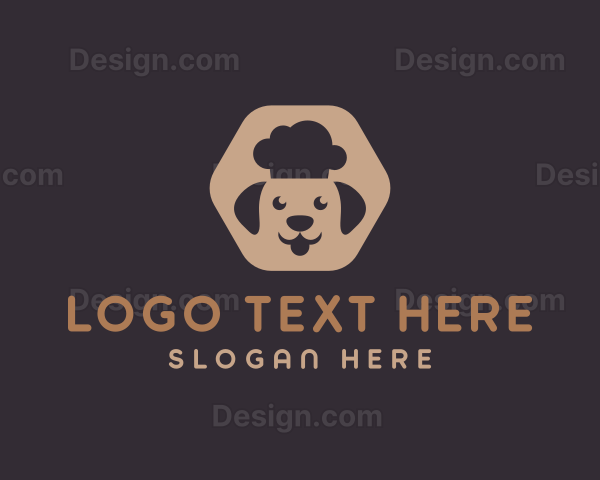 Dog Chef Hexagon Logo