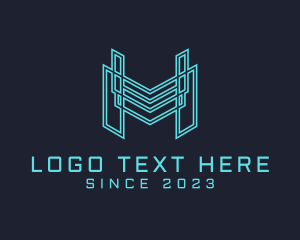 Technology Startup Letter logo