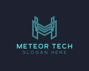 Technology Startup Letter logo design