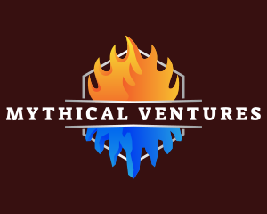 Heating Cooling Thermal Ventilation Logo