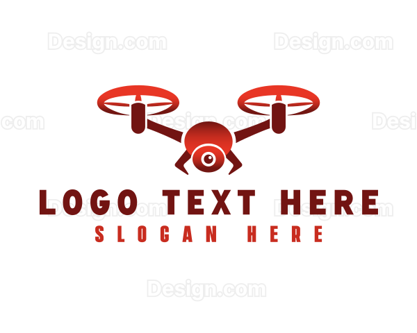 Flying Camera Drone Logo