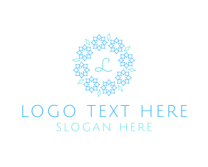 Flower Garland Wedding Planner Logo