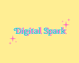 Sparkly Star Script logo design