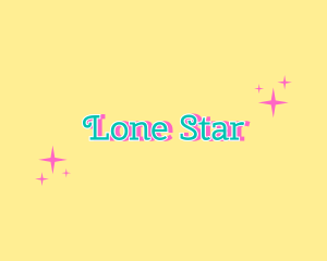 Sparkly Star Script logo design