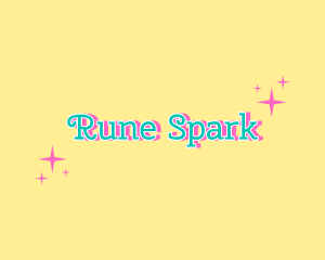 Sparkly Star Script logo design