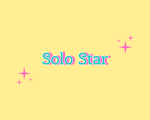 Sparkly Star Script logo design