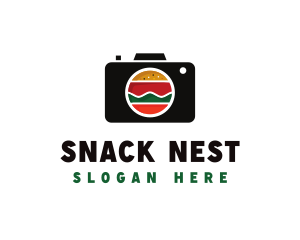 Fast Food Photographer Camera logo design