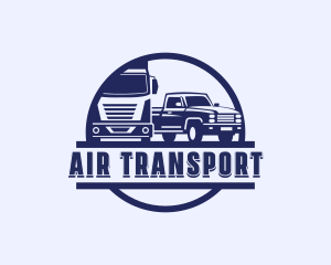 Truck Vehicle Transport logo design