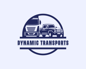 Truck Vehicle Transport logo design