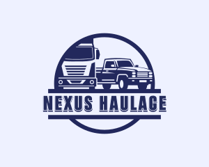 Truck Vehicle Transport logo design