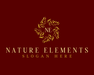 Natural Leaf Grass logo design