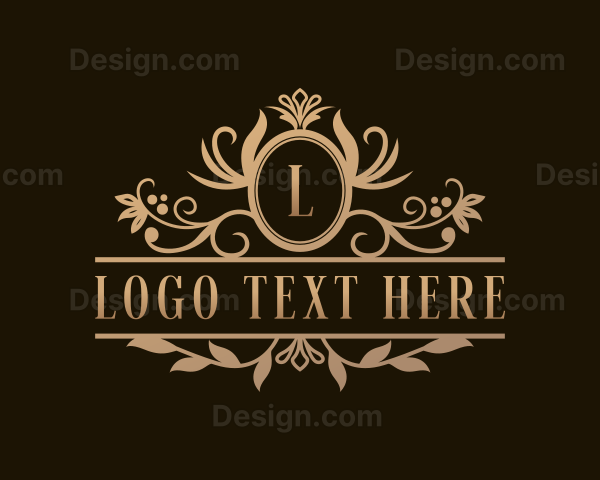 Stylish Floral Salon Logo