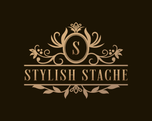 Stylish Floral Salon logo design