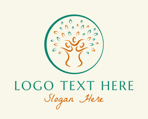 Tree - Lifestyle Wellness People logo design