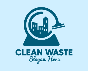 Clean Squeegee City  logo design