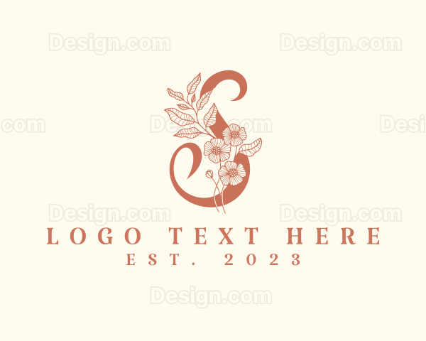 Elegant Floral Garden Logo