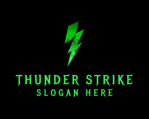 Lightning Fire Thunder logo design