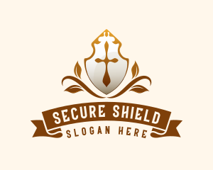 Medieval Protection Shield logo
