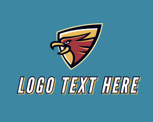 Hawk - Hawk Bird Shield logo design