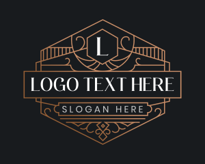 Elegant Art Deco Boutique logo