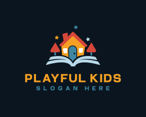 Kids Book Publisher logo design