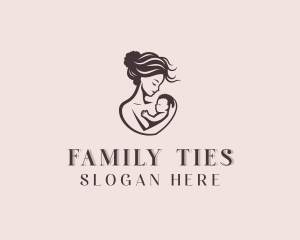 Mother Infant Pediatric logo design