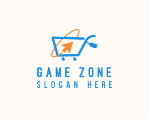 Online Market Cart Logo