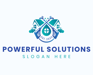 Home Power Washer logo design