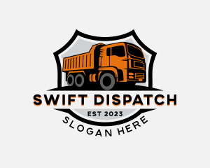 Dump Truck Dispatch Shield logo