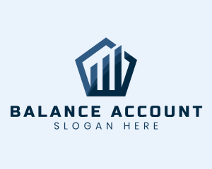 Accounting Finance Graph logo design