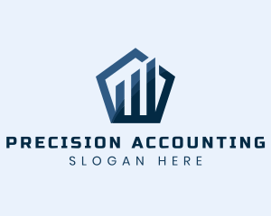 Accounting Finance Graph logo design