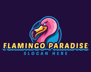 Flamingo Gaming Bird logo