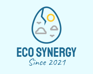 Sky Cracked Egg logo
